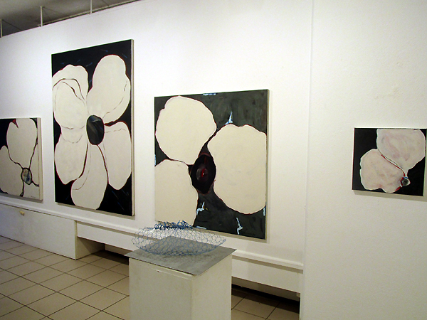 Werke von Helga Schuhr 2013 in der Galerie Artesol Solothurn.