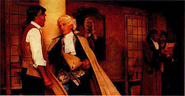 Szene aus Carlo Goldonis «Diener zweier Herren» 1992