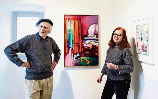 Roman Candio und Roswitha Schild haben Peter Schneiders Werk gesichtet und präsentieren die Ausstellung 2018 im Schlösschen Vorder-Bleichenberg in Biberist.