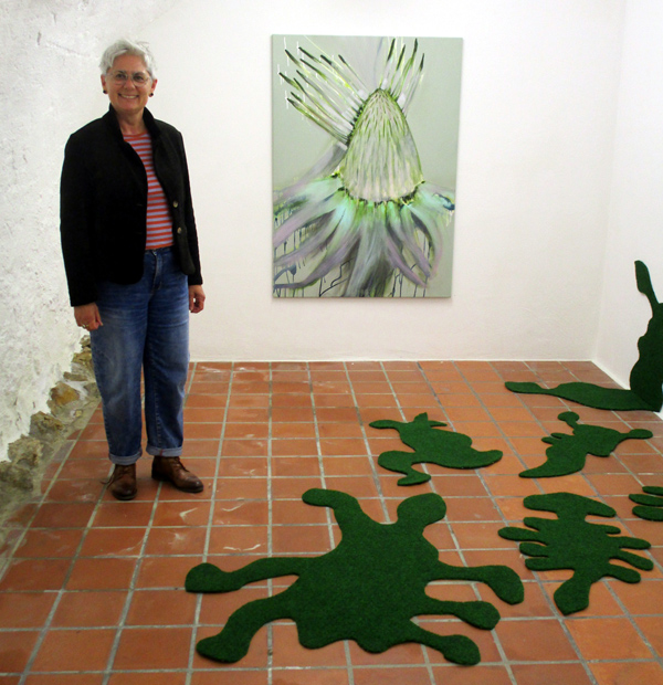 Judith Nussbaumer im Jahr 2026 in der Galerie Rössli, Balsthal. (Foto: Eva Buhrfeind) Judith Nussbaumer im Jahr 2026 in der Galerie Rössli, Balsthal. (Foto: Eva Buhrfeind)