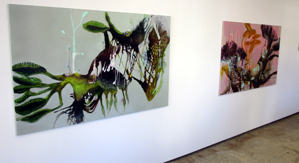 Werke von Judith Nussbaumer im Jahr 2026 in der Galerie Rössli, Balsthal. (Foto: Eva Buhrfeind) Werke von Judith Nussbaumer im Jahr 2026 in der Galerie Rössli, Balsthal. (Foto: Eva Buhrfeind)