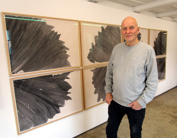 Marcel Peltier 2026 in der Galerie Rössli in Balsthal. (Foto: Eva Buhrfeind) Marcel Peltier 2026 in der Galerie Rössli in Balsthal. (Foto: Eva Buhrfeind)