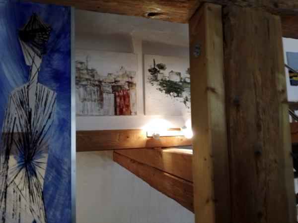 Retrospektive Margarita Flad 2023 im Atelier der Künstlerin an der Dorfgasse 12 in Balsthal. (Foto: Eva Buhrfeind)