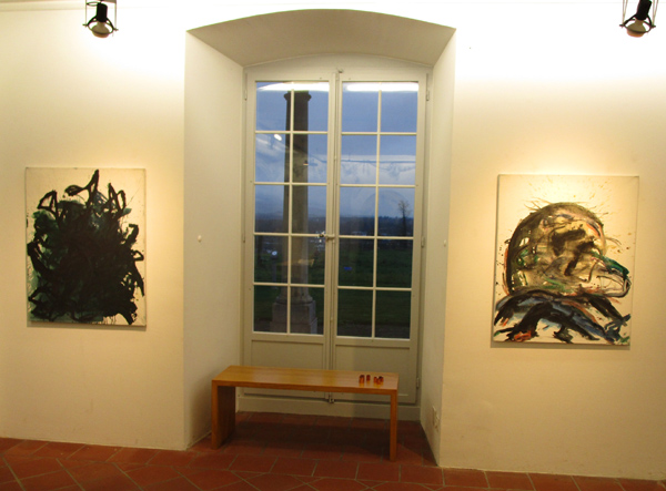 Arbeiten von Pavel Schmidt im Schlösschen Vorder-Bleichenberg in Biberist. (Foto: Eva Buhrfeind)