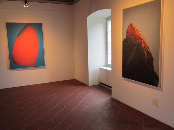 Werke von Eveline Stauffer und Peter Christensen 2014 im Schlösschen Vorder-Bleichenberg in Biberist. (Foto: Eva Buhrfeind)