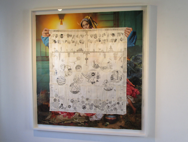 Werk von Lex Vögtli 2025 im Schloesschen Vorder-Bleichenberg, Biberist. (Foto: Eva Buhrfeind)