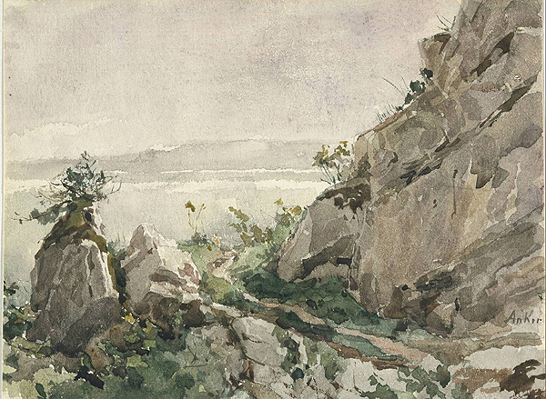 Weg oberhalb Ligerz, 1888, Kunstmuseum Bern