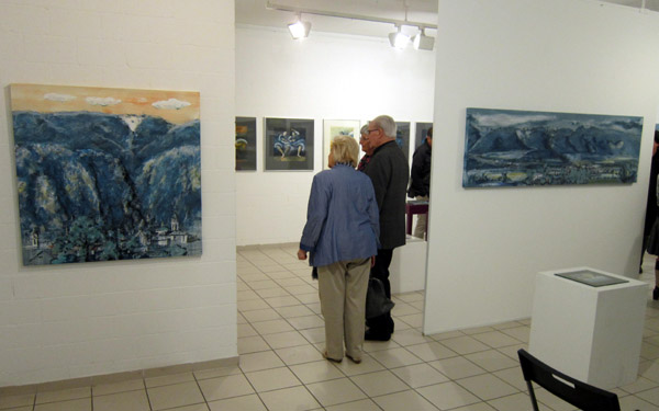 Blick 2019 in die Ausstellung «Artdiversity» von Peter Steinmann in der Galerie Artesol in Solothurn. (Foto: Eva Buhrfeind)