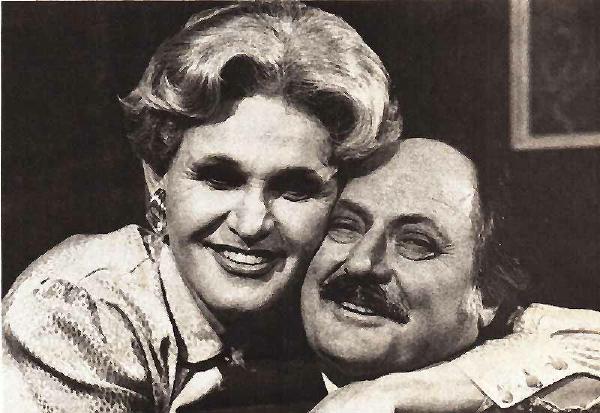 Georg Preusse alias «Mary» und Inigo Gallo 1992 in Jean Poirets «Narrenkäfig».