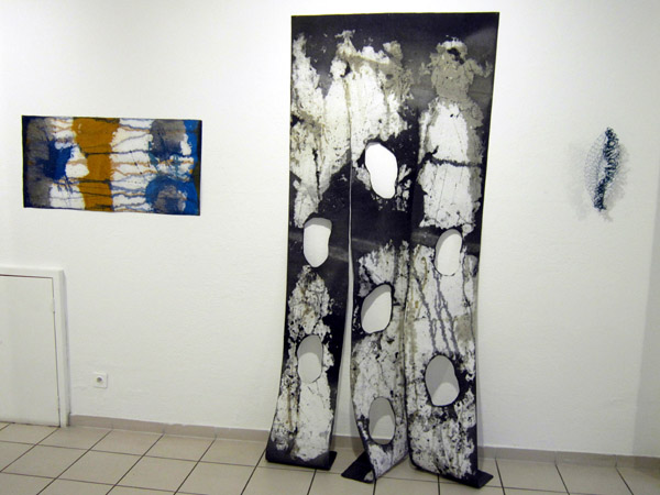 Blick in die Ausstellung von Helga Schuhr vom 19.1. – 9. Februar 2019 in der Galerie Artesol Solothurn.