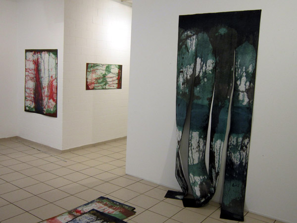 Blick in die Ausstellung von Helga Schuhr vom 19.1. – 9. Februar 2019 in der Galerie Artesol Solothurn.