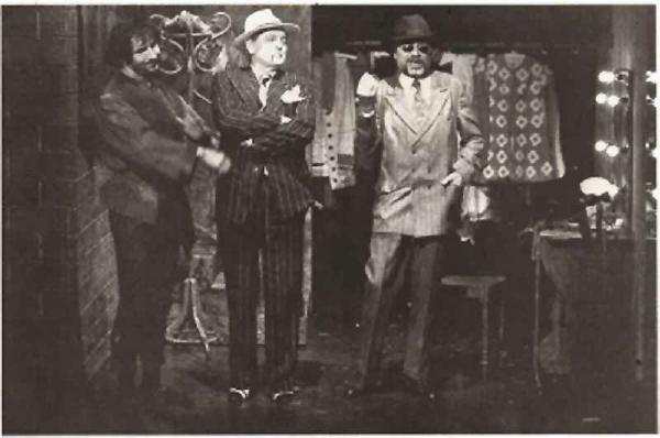 Alois Walchshofer, Franz Lindauer und Rico Herold (v.l.) im Musical «Kiss me, Kate» 1992 im Stadttheater Langenthal.