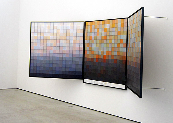 Triptychon von Stijn Cole 2019 im Haus der Kunst St. Josef in Solothurn. (Foto: Eva Buhrfeind) 