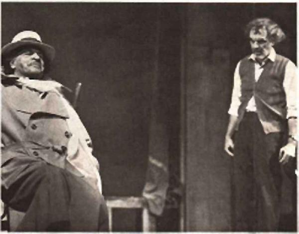 «Der Theatermacher» mit Georges Weiss (links) und Hans Schatzmann in den Hauptrollen 1992 im Stadttheater Solothurn.