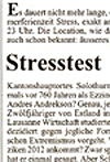 Stresstest - 26. Juli 2012